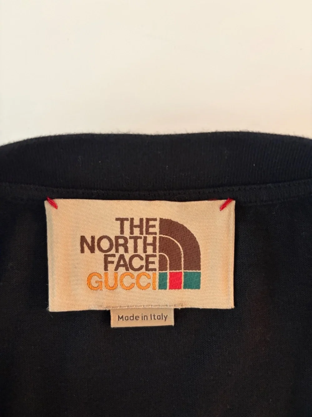 Gucci x North Face Cotton T-Shirt Black Yellow - Size L (175/100A)